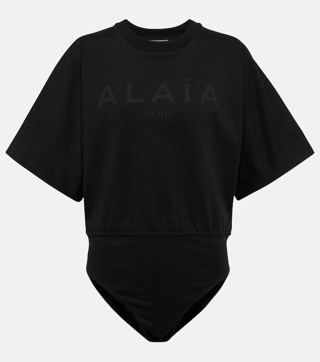 Logo jersey bodysuit | Alaïa