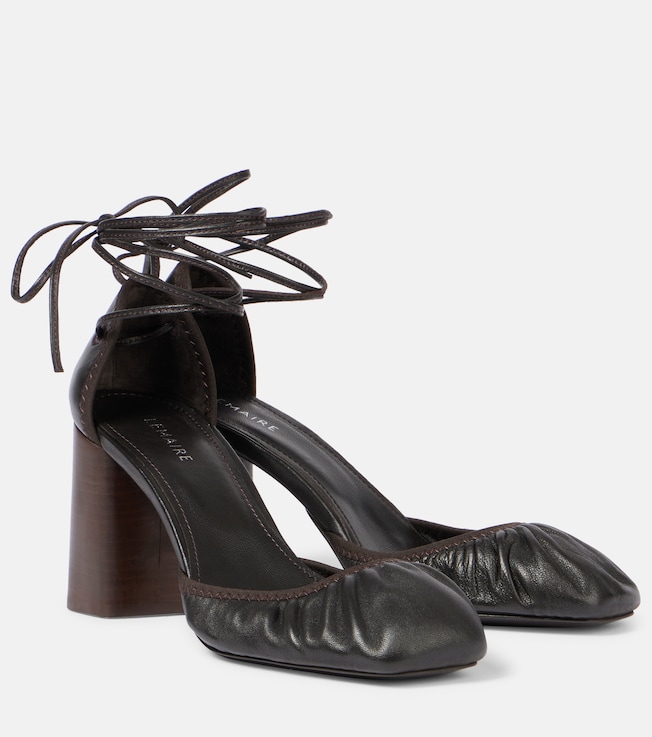 Micro Ballerina 85 leather sandals | Lemaire