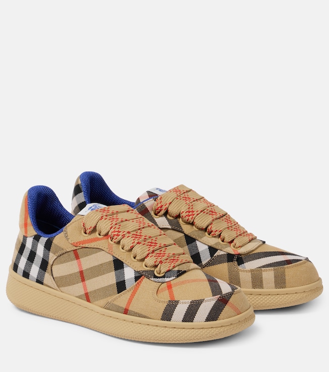 Burberry Check canvas sneakers | Burberry