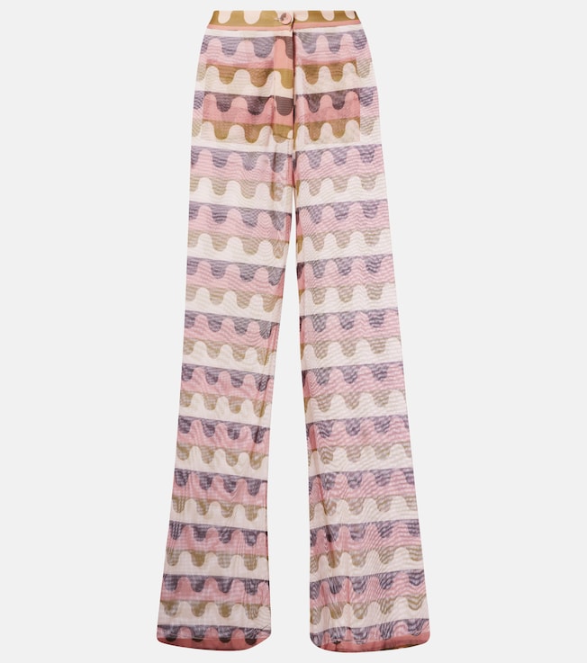 Giardino printed straight pants | Adriana Degreas