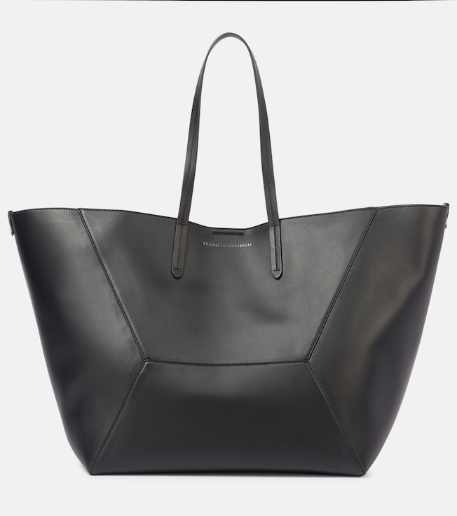 BC Duo Large leather tote bag | Brunello Cucinelli