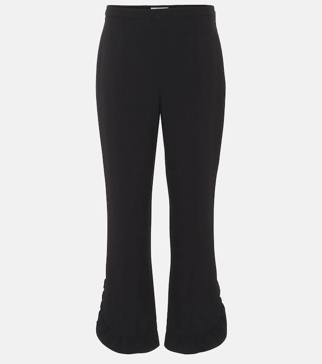 Cropped crêpe pants | Prada
