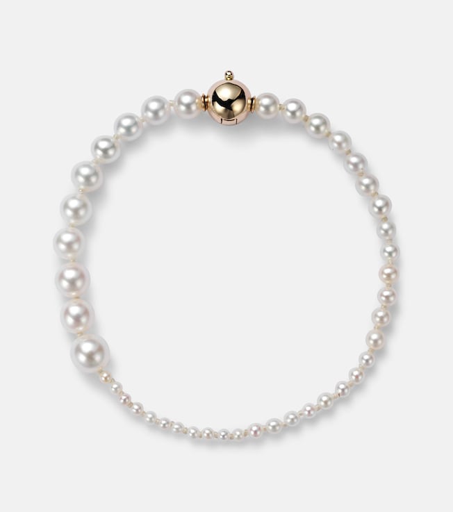 Petite Peggy 14kt gold and pearl bracelet | Sophie Bille Brahe