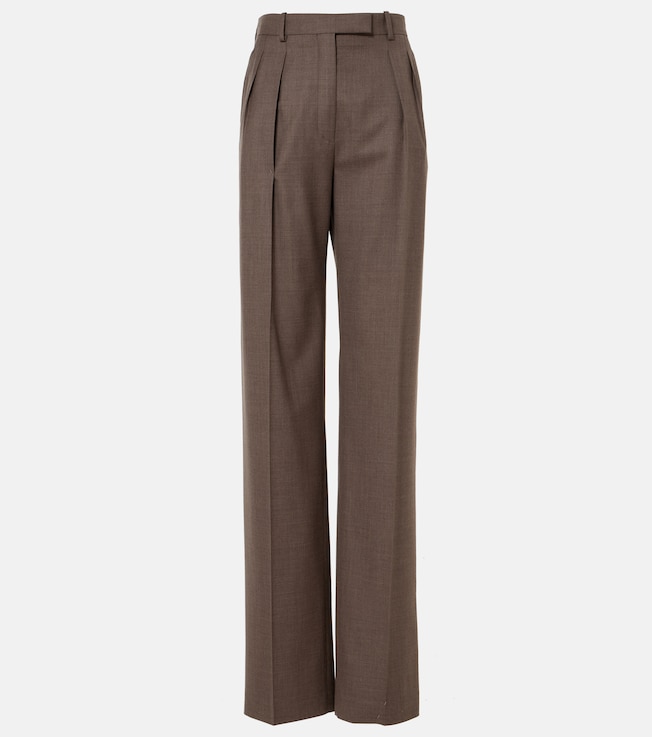Chad virgin wool wide-leg pants | Loro Piana