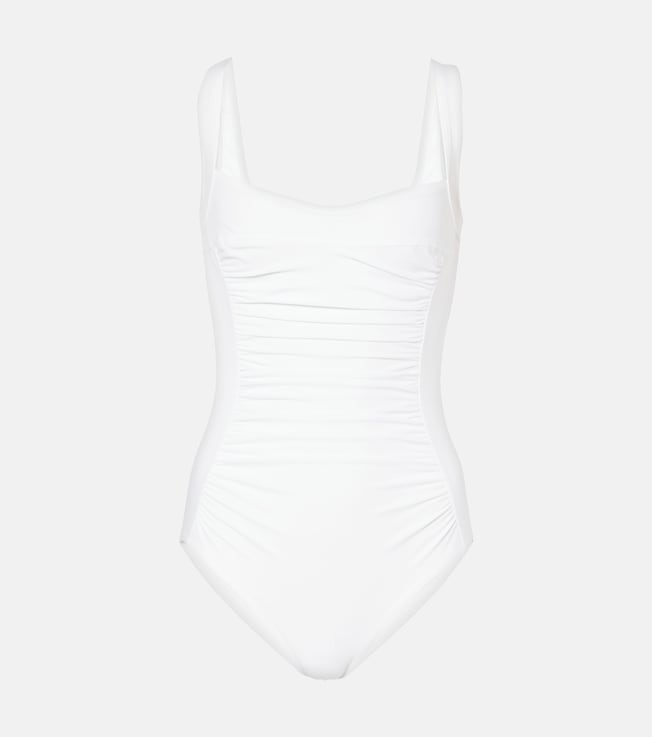 Sequined ruched swimsuit | Karla Colletto