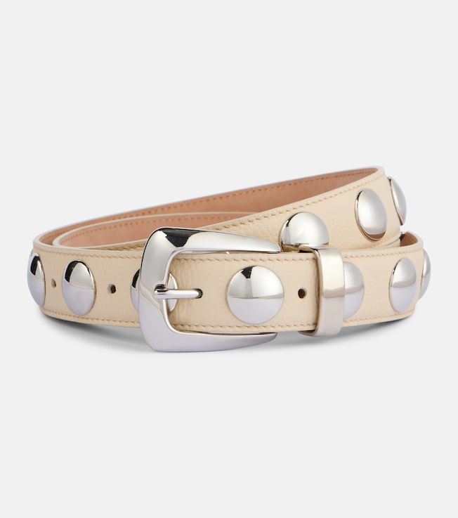 Benny studded leather belt | Khaite