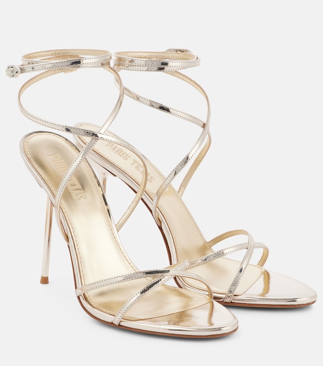 Liz 105 mirrored leather sandals | Paris Texas