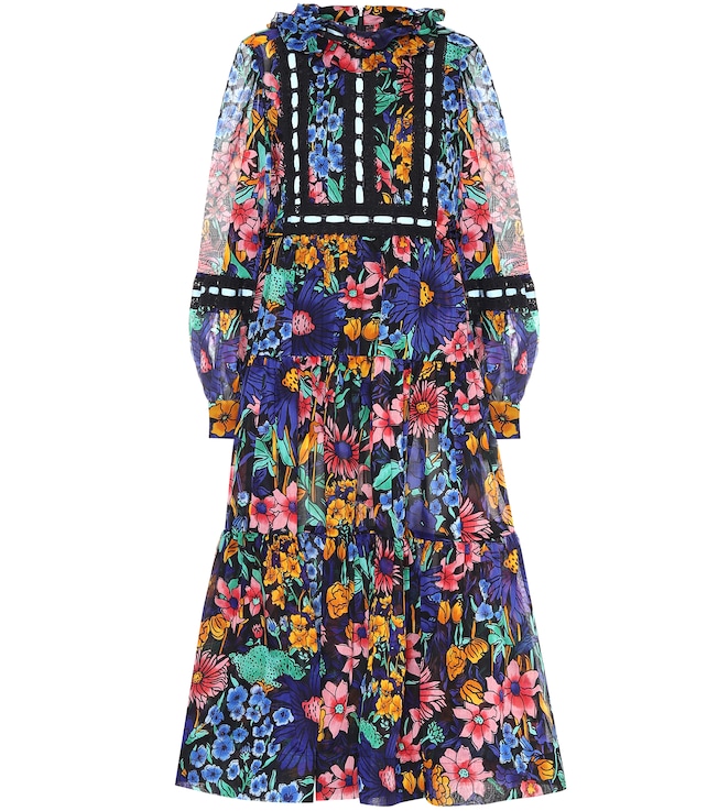 Cotton-voile floral midi dress | Marc Jacobs