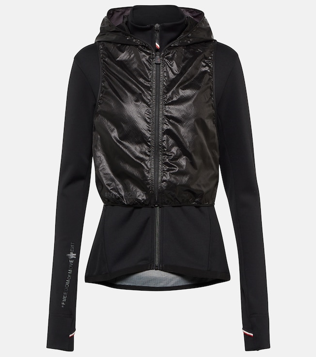 Technical jersey zip-up hoodie | Moncler Grenoble