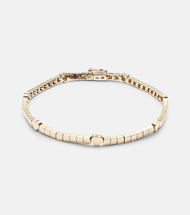 Heart Pez 14kt gold bracelet | Roxanne First