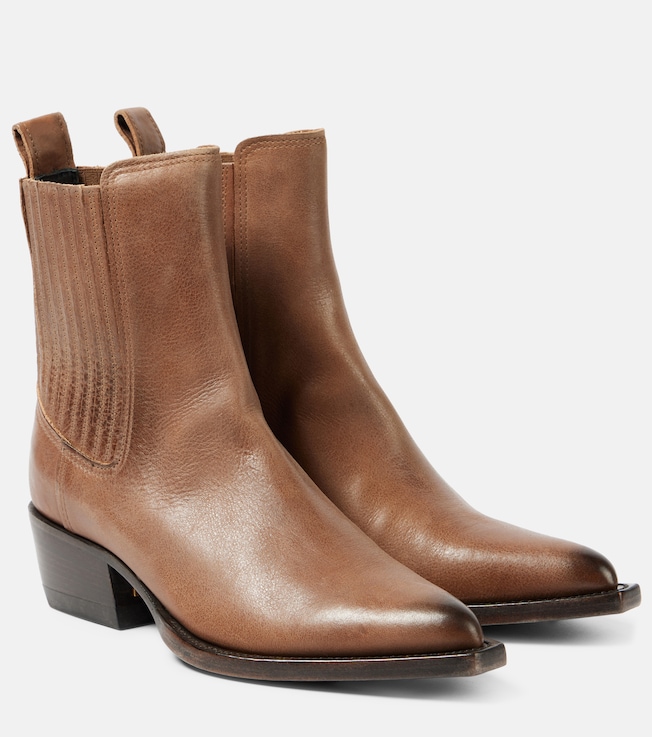 Debbie Beatles leather ankle boots | Golden Goose