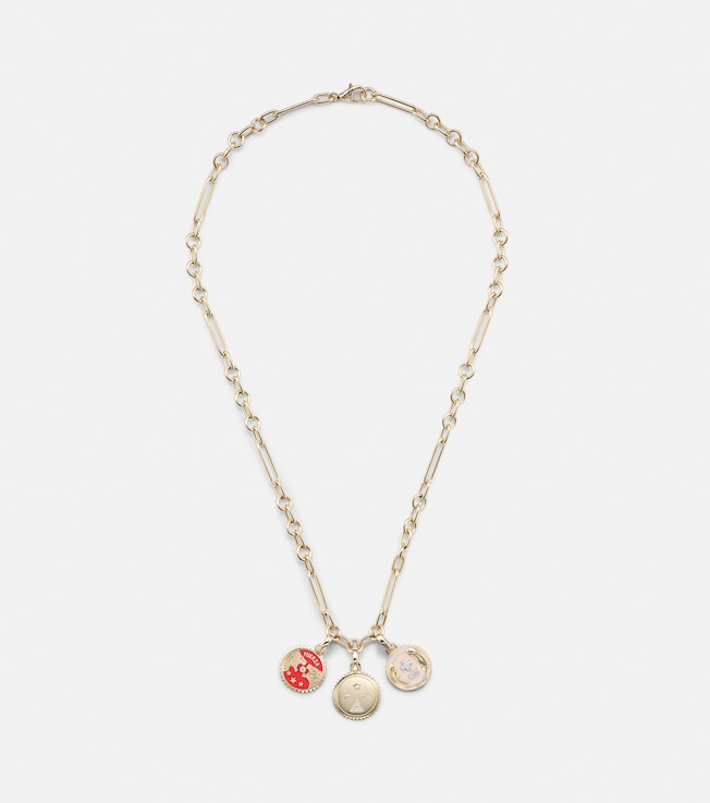 Dream, Vivacity & Strength 18kt gold necklace with diamonds | FoundRae