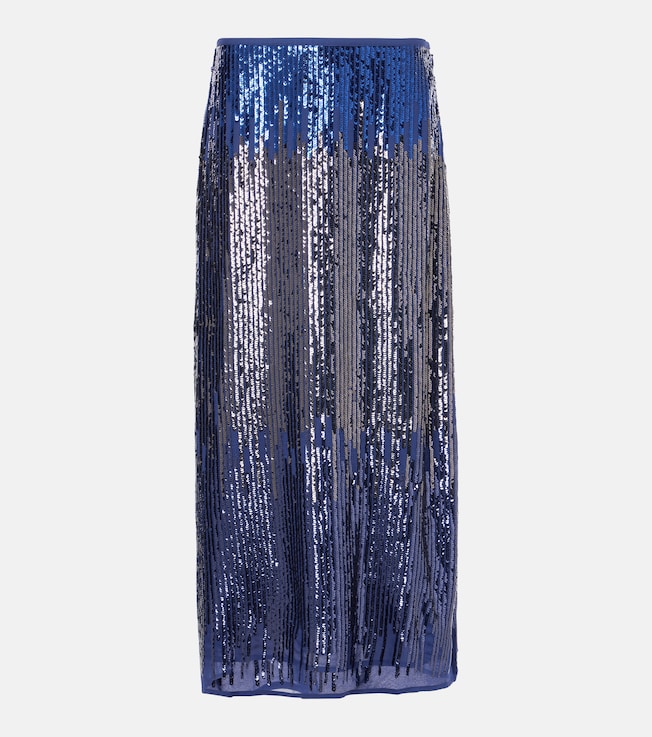 Kelly sequined midi skirt | Rixo