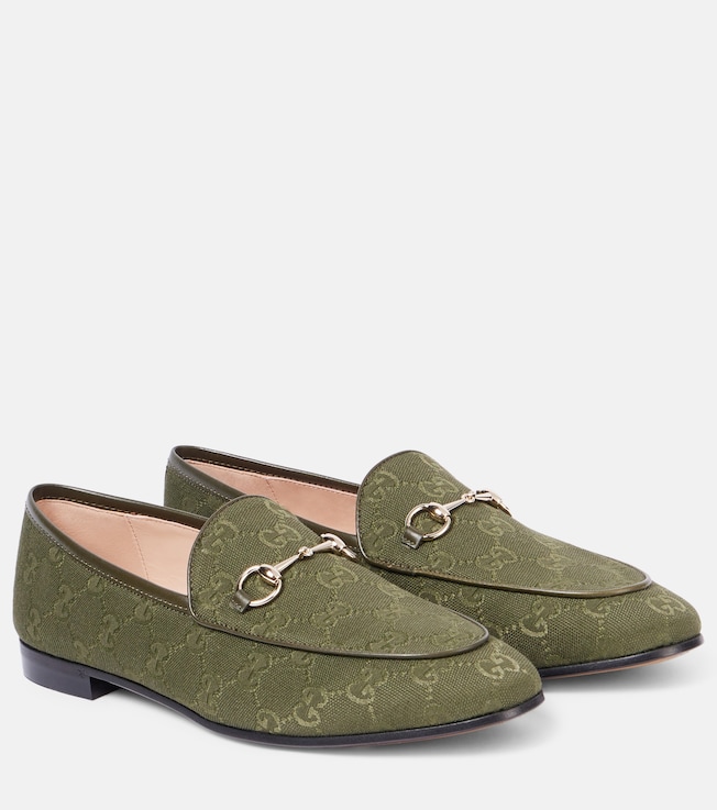Gucci Jordaan GG canvas loafers | Gucci