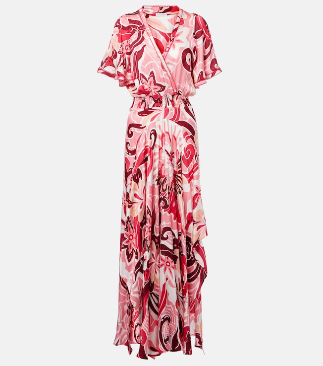 Mabelle satin maxi dress | Poupette St Barth