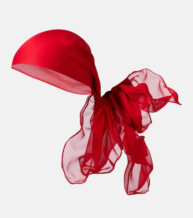 Silk chiffon scarf | Magda Butrym