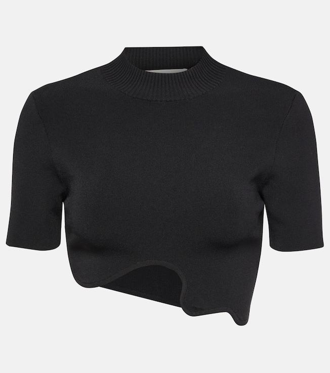 Maparadita asymmetric crop top | Christopher Esber