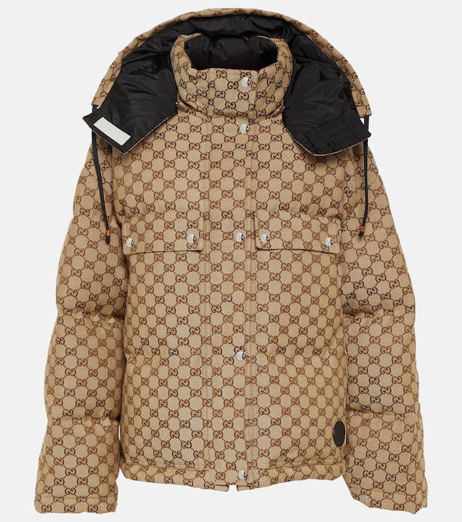 GG cotton canvas down jacket | Gucci