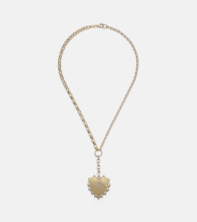 Oversized Love Token 18kt gold chain necklace | FoundRae
