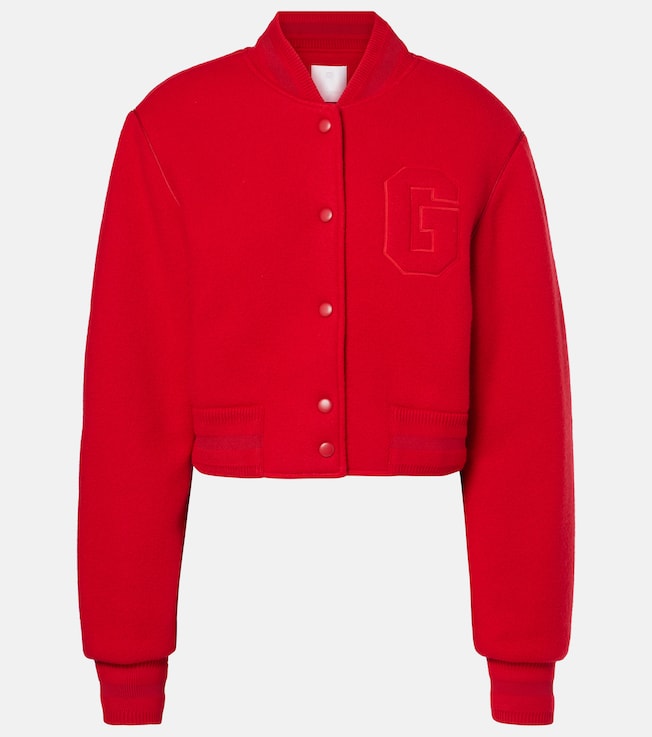Cropped wool varsity jacket | Givenchy