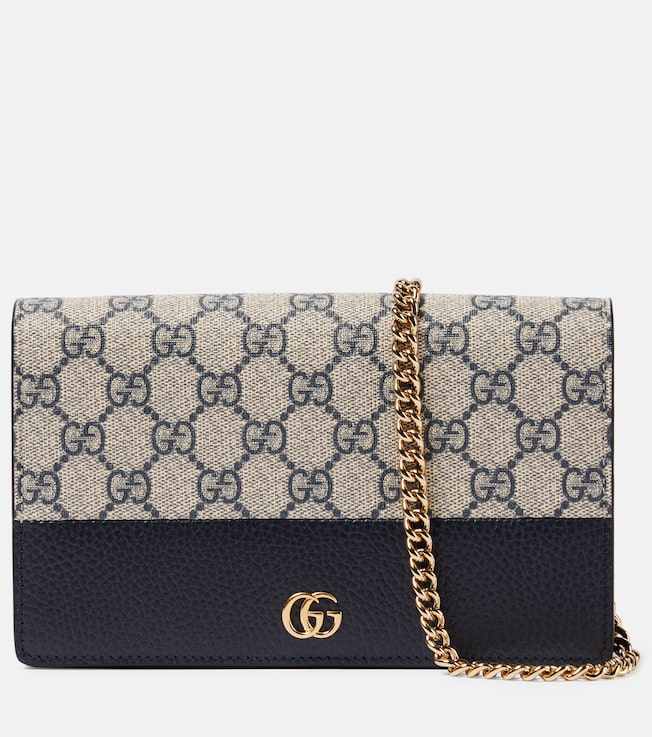 GG Marmont Mini leather shoulder bag | Gucci