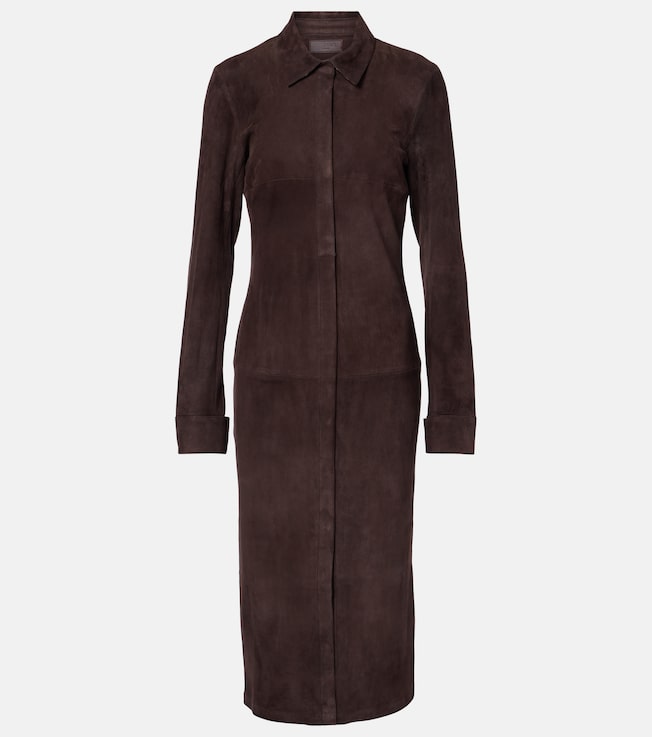 Becky suede midi dress | Stouls