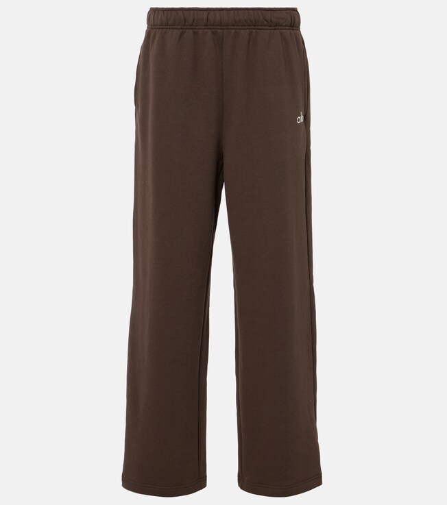 Accolade cotton-blend jersey sweatpants | Alo Yoga