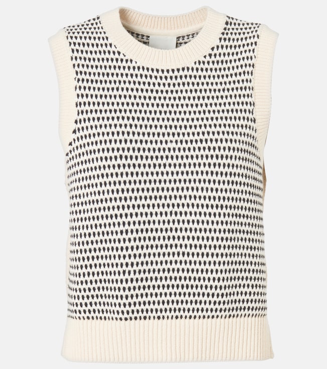 Knowles cotton sweater vest | Varley