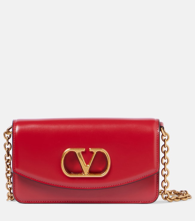 Vain VLogo Small leather clutch | Valentino Garavani