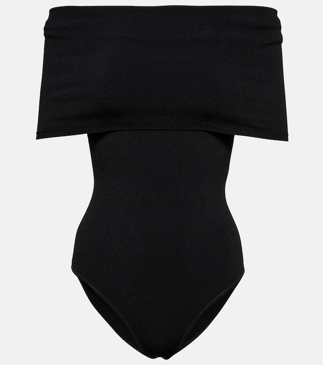 Off-shoulder knit bodysuit | Alaïa