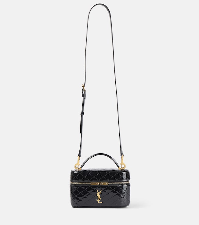 Gaby quilted patent leather vanity bag | Saint Laurent