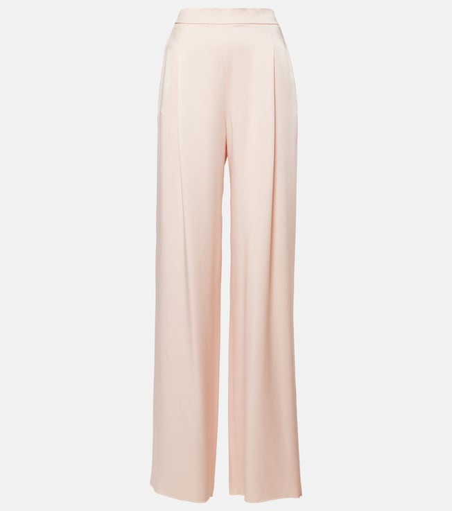 Ieti satin wide-leg pants  | Max Mara