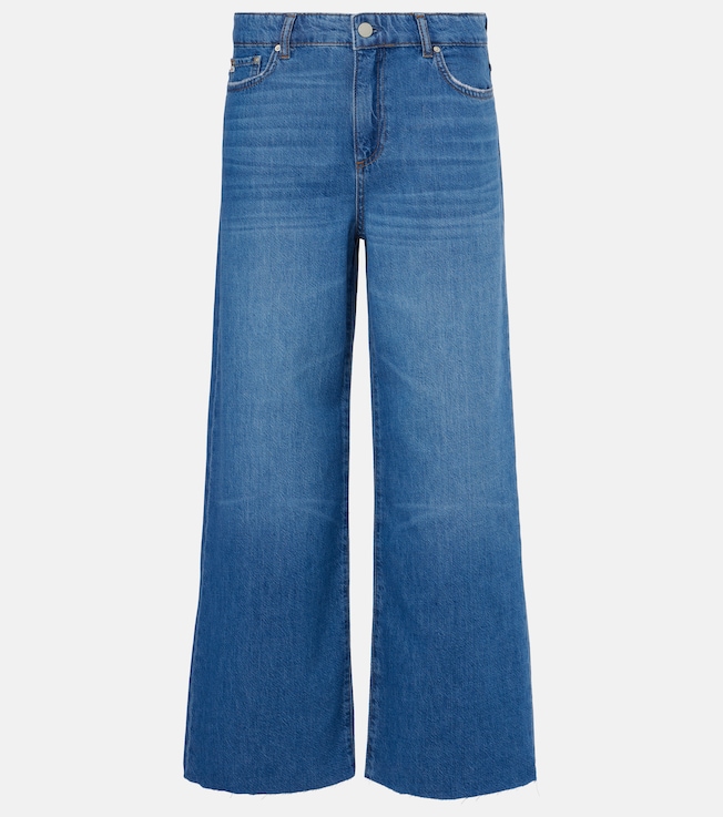 Saige mid-rise wide-leg jeans | AG Jeans