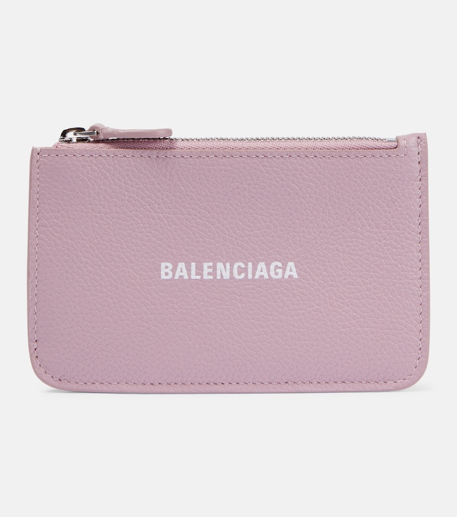 Cash leather card holder | Balenciaga