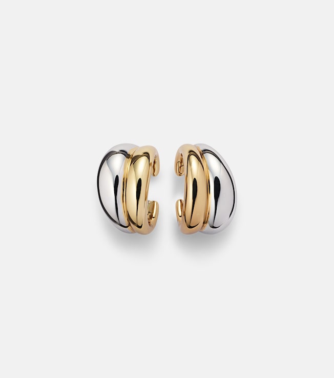 Chavez gold and rhodium-plated ear cuffs | Jennifer Fisher