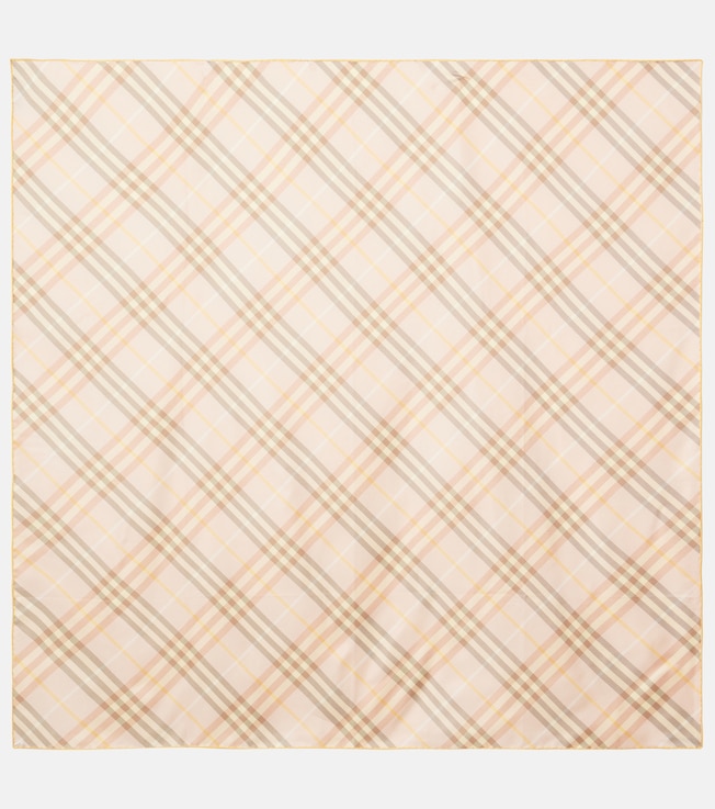 Burberry Check silk scarf | Burberry