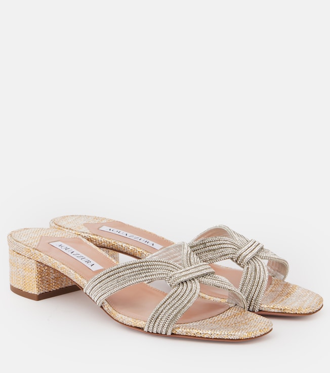 Muse 35 embellished sandals | Aquazzura