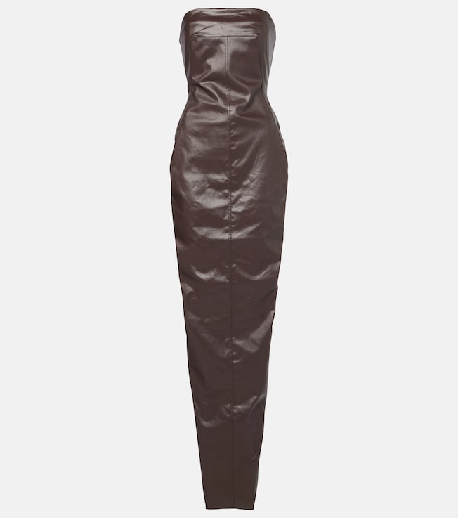 Denim bustier gown | Rick Owens