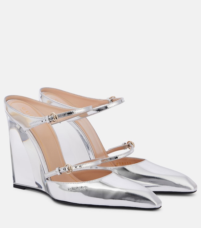 Christy patent leather mules | Gucci