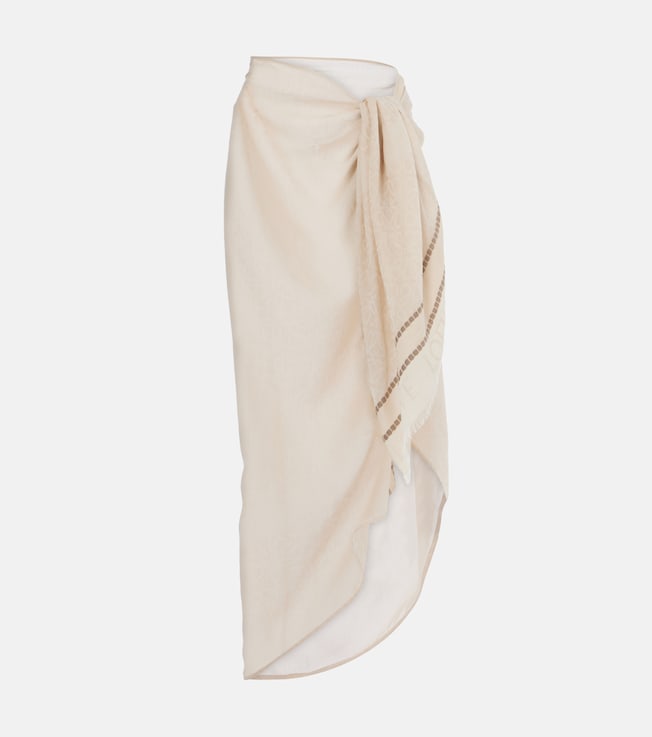 Anagram cotton beach cover-up | Loewe