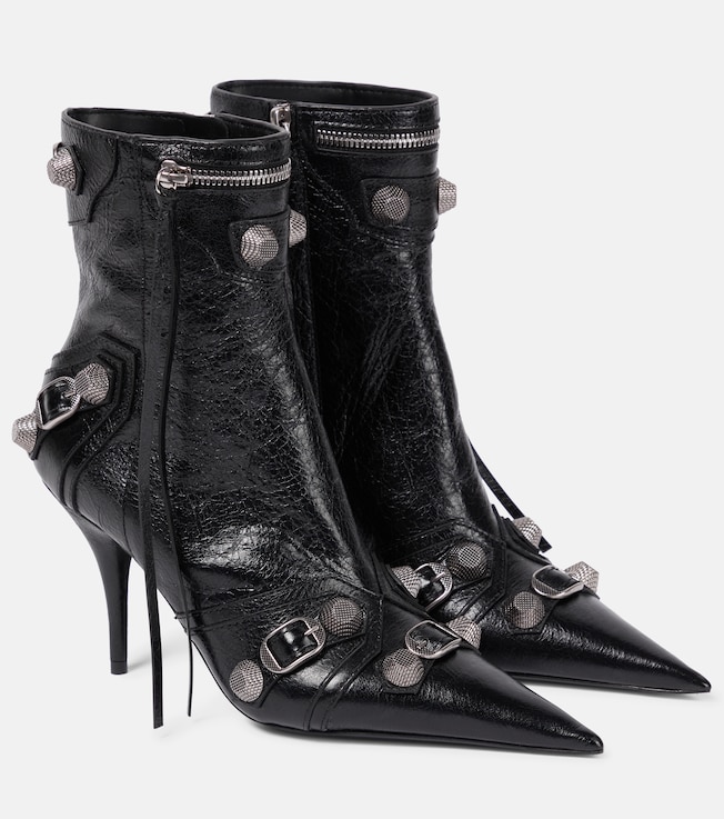 Cagole leather ankle boots | Balenciaga
