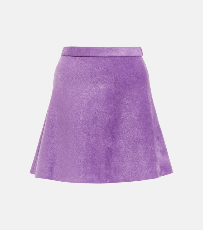 Velvet miniskirt | Alaïa
