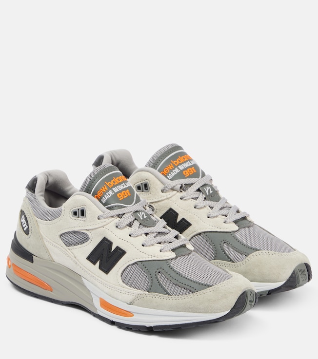 991 suede and mesh sneakers | New Balance