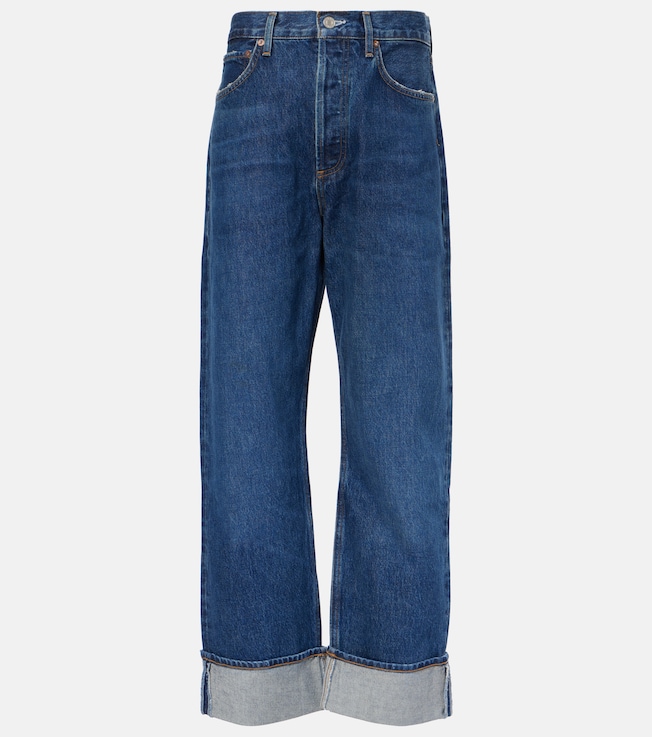 Fran mid-rise straight jeans | Agolde