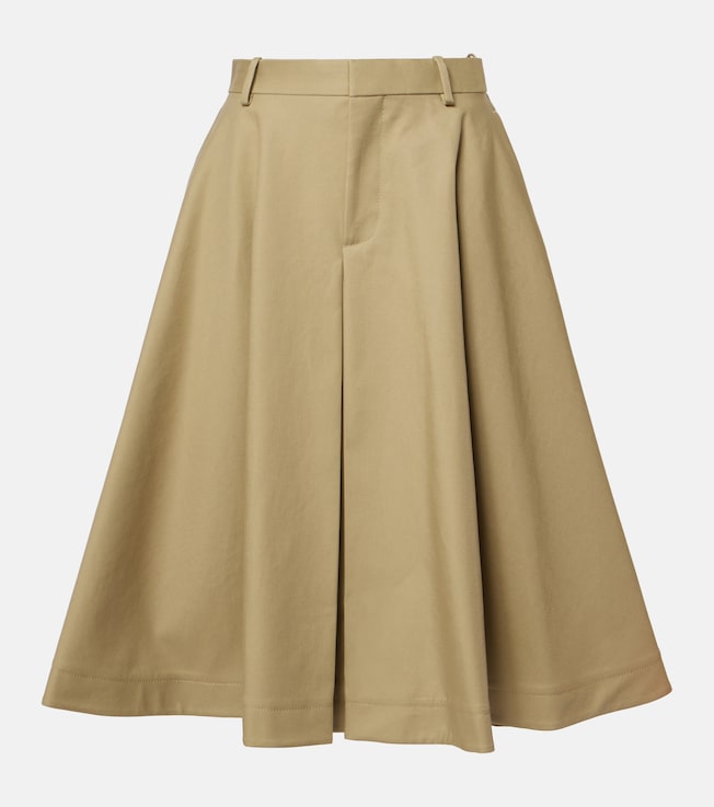 Cotton midi skirt | Bottega Veneta