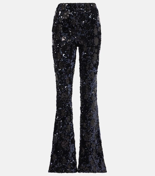 Sequin high-rise flare pants | Dorothee Schumacher