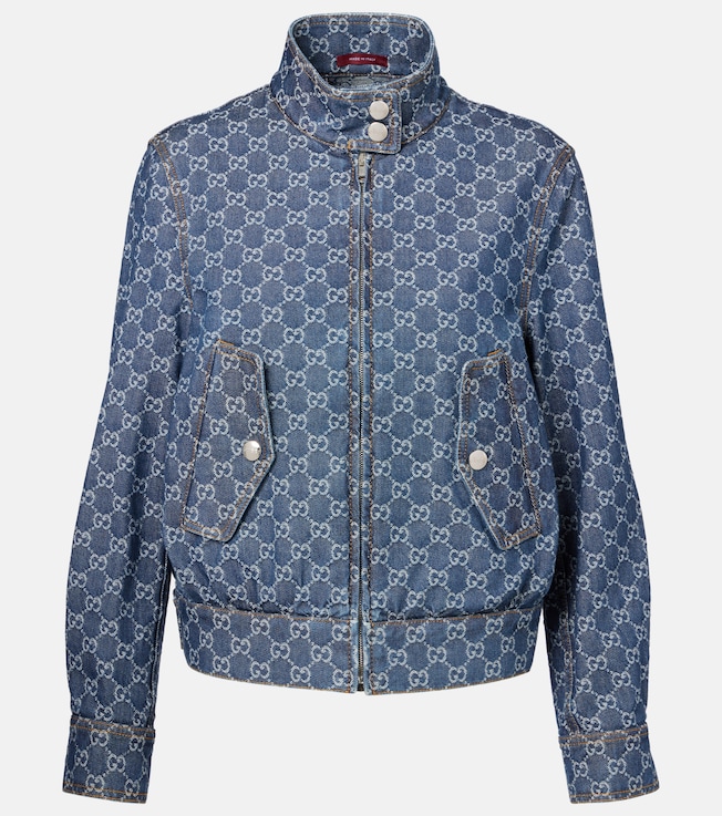 GG denim jacquard jacket | Gucci