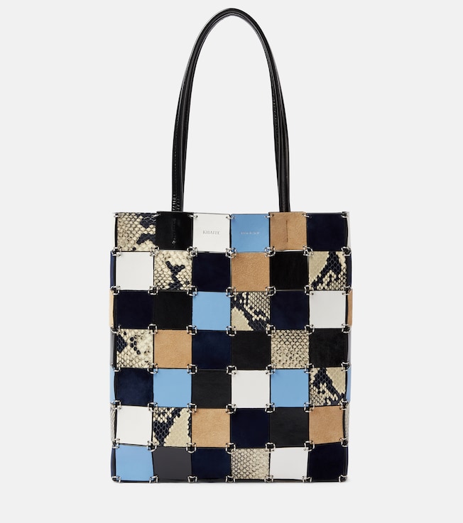 Emma leather and suede shopper | Khaite