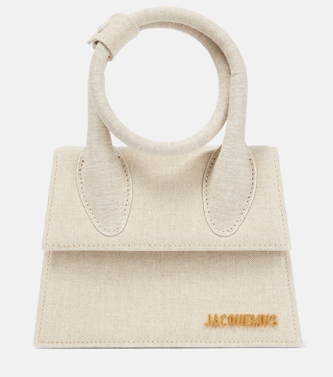 Le Chiquito Noeud cotton canvas shoulder bag | Jacquemus