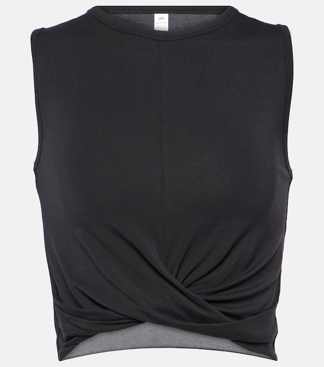 Cover draped jersey tank top | Alo Yoga